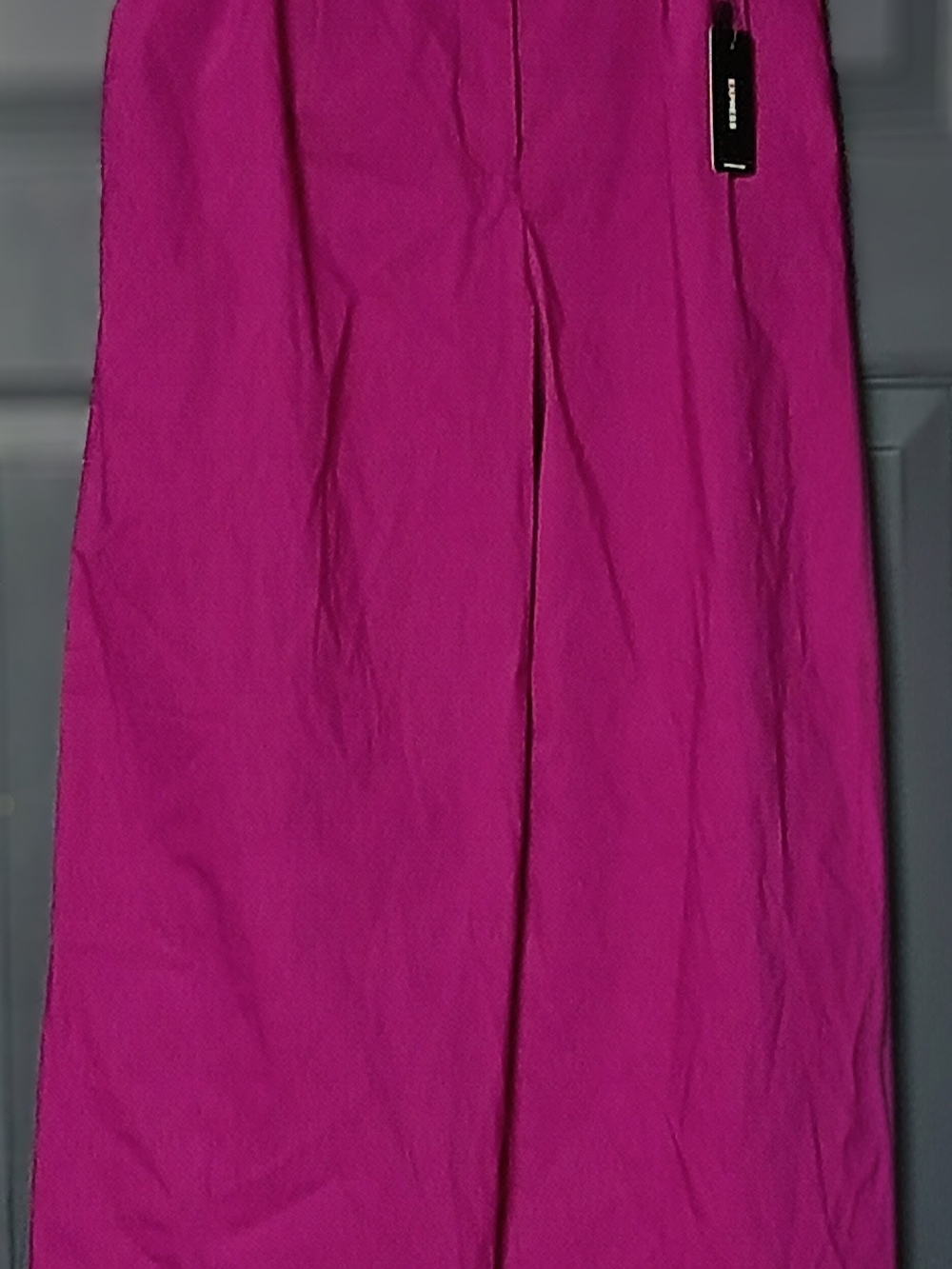 Express Wide-Leg Magenta Pants With Tags